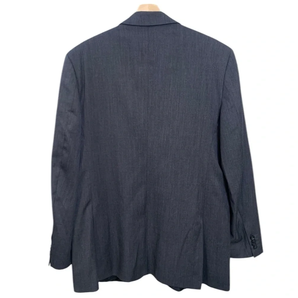 Banana Republic Mens Wool Gray Blazer Jacket Size 46R